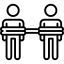 icono de una pareja rota
