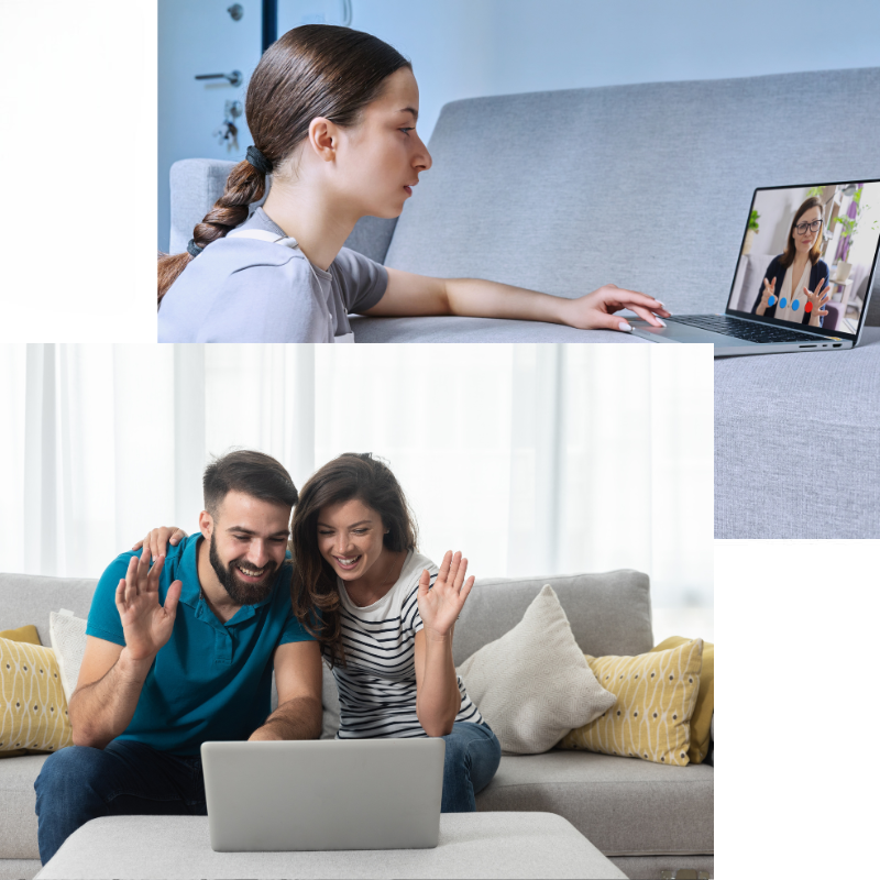 mix de fotos de personas en sesiones